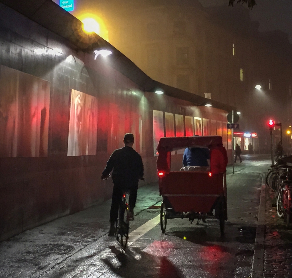 Evening Rain Bikers © Jan Oberg 2015